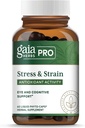 Gaia Herbs Pro Stress & Strain - Eye Health Support - Caracteristici Astaxantină, Lutein, Seminte de struguri & More - Vegan, Gluten-Free & Dairy-Free - 60 Fito-Caps lichide (60 Servings)
