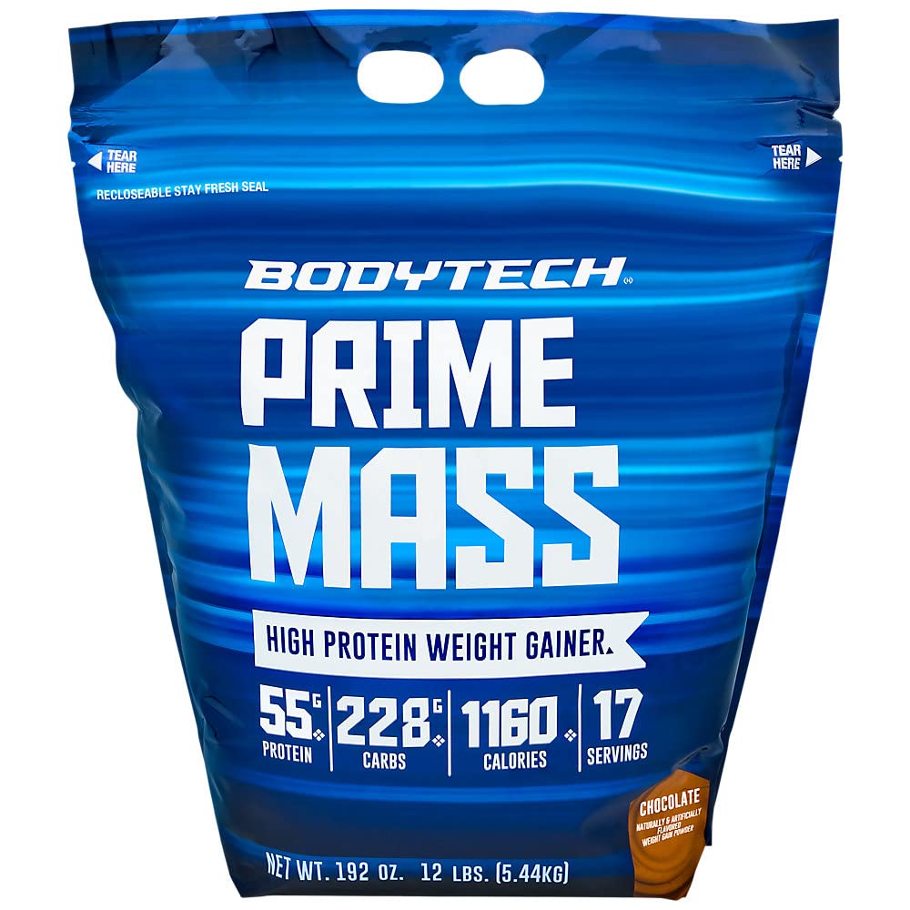 BODYTECH Prime Mass- Ciocolată (12 lbs./17 Serviri)