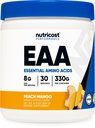 Nutricost EAA Powder 30 Serviri (Peach Mango) - Aminoacidi esențiali - non-GMO, gluten gratuit, vegetarian prietenos