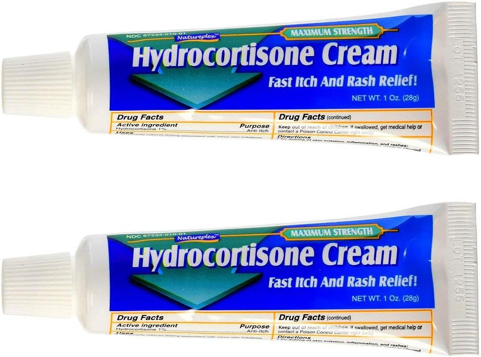 Natureplex Hydrocortizon 1% Crema, 1 Oz (Pachet de 2)