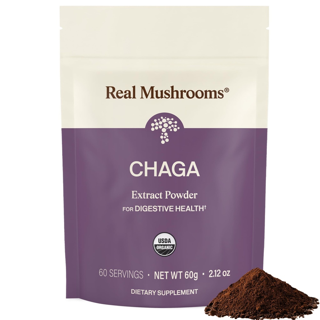 Ciuperci reale Chaga Mushroom Powder 