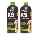 LIQUIDHEALTH Animale de companie K9 Complete 8-in-1 Multivitamine lichide pentru câini și căței adulți Senior, Toate într-o singură formulă vitamine canine complete pentru piele și haină, sănătate comună, suport imunitar - Statele Unite ale Americii Made (2 ambalaj)