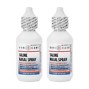 GeriCare Salină Spray nazal 1,5 FL OZ Spray hidratant Clorură de sodiu 0,65% (Pachet de 2)