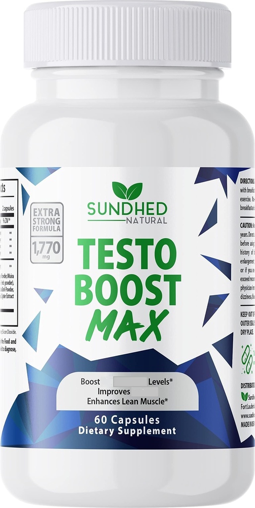 Testo Boost Max - Rezistenta naturala Booster pentru barbati 