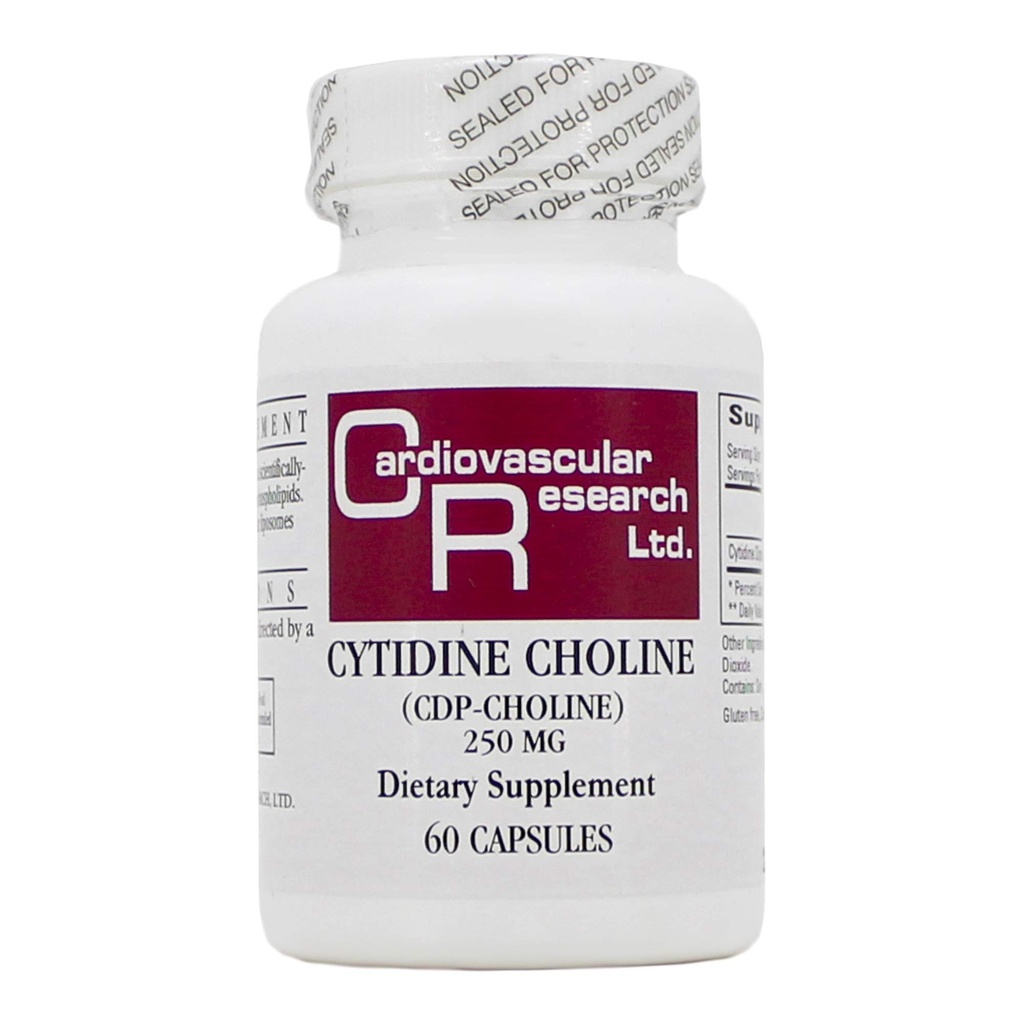 Cytidină Choline/CDP 250mg 60 Caps - Formulare ecologice/Cercetare cardiovasculară