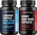 HAVASU NUTRIŢIE Capsule cu buruieni de capră excitate (30 Servings) & L Arginine L Citruline Supliment (30 Servings)