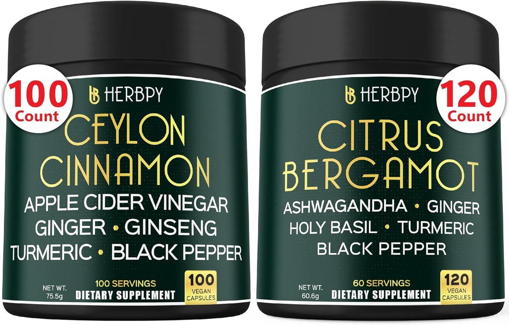 Bundle 6in1 Premium Ceylon Scorțișoară Suplimente & 6in1 Citrus Bergamot Supliment