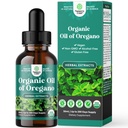 Picături organice de ulei Oregano - ulei lichid super concentrat de Oregano cu Carvacrol 60% pentru Digestion & Imunity Support - Extract de plante lichide Tinctură pentru rezistența imună și intestine sănătoase - 30 ml