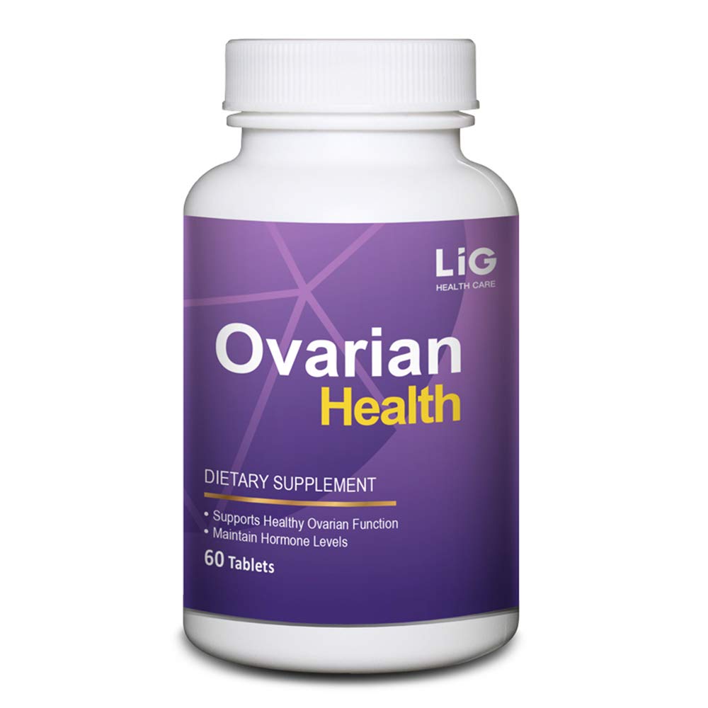 LIG de sănătate ovariană - Suplimentul natural (60 comprimate) - Cisturi ovariene de psihiatru - Nivele de hormoni echilibru - Mentinerea sanatatii ovariene - Honeysuckle floare