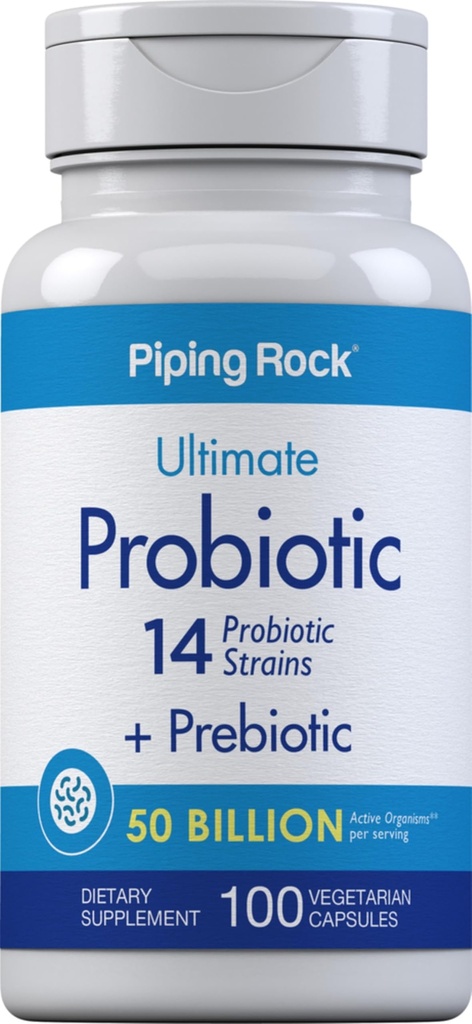 Piping Rock Probiotic si Prebiotic pentru femei si barbati 