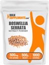 BulkSupplements.com Boswellia Serrata Extract pulbere - Boswellia Supliment, de la Frankincense Resin - Vegan & Gluten gratuit, 500 mg per Serving, 500g (1.1 lbs) (Pachet de 1)