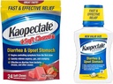 Kaopectate Anti-Diareceal Soft Chews 24 Conte and Uset Stomac Relief lichid 11 Fl Oz