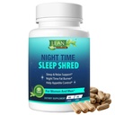 Pierdere în greutate Somn Ajutor timp de noapte Shred Fat Fat Burner rapid, Melatonina L-teanină Cla Ashwagandha Valerian Root 5HTP Pilula, Appetit Suppressant Metabolism Booster calm Supliment pentru femei Bărbaţi, 60 Capsule