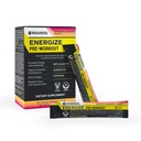 BODi Energize Pre Workout Powder - Beta-Alanină, Querbetin & Low-Dose Cafeina Formula pentru Enhanced Energy & Focus, Creșterea energiei și Suplimentul de rezistență, căpșuni Lemonade aromate, 20 Sticks