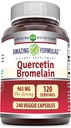 Uimitoare Nutriţie Querbetin 800 Mg cu Bromelain 165 Mg Veggie Capsule Supliment 
