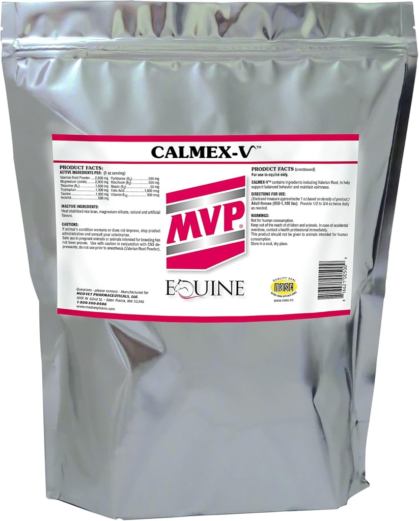 Calmex-V (10lb) Calmant suport pentru cai.