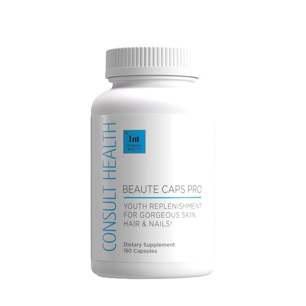 Consultați sănătate Beaute Caps PRO - 10500mg Biotin, Colagen, MSM, Clinic testate Supliment sprijină creșterea sănătoasă a părului, piele și unghii, Statele Unite ale Americii Made - 180 capsule