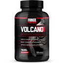 Force Factor Vulcano Pre Antrenament Nitric oxid supliment booster pentru barbati cu Creatina si L-Citrulina la stimularea si energie, Ajuta la construirea musculare, pompa mai bine si antrenament, 120 capsule