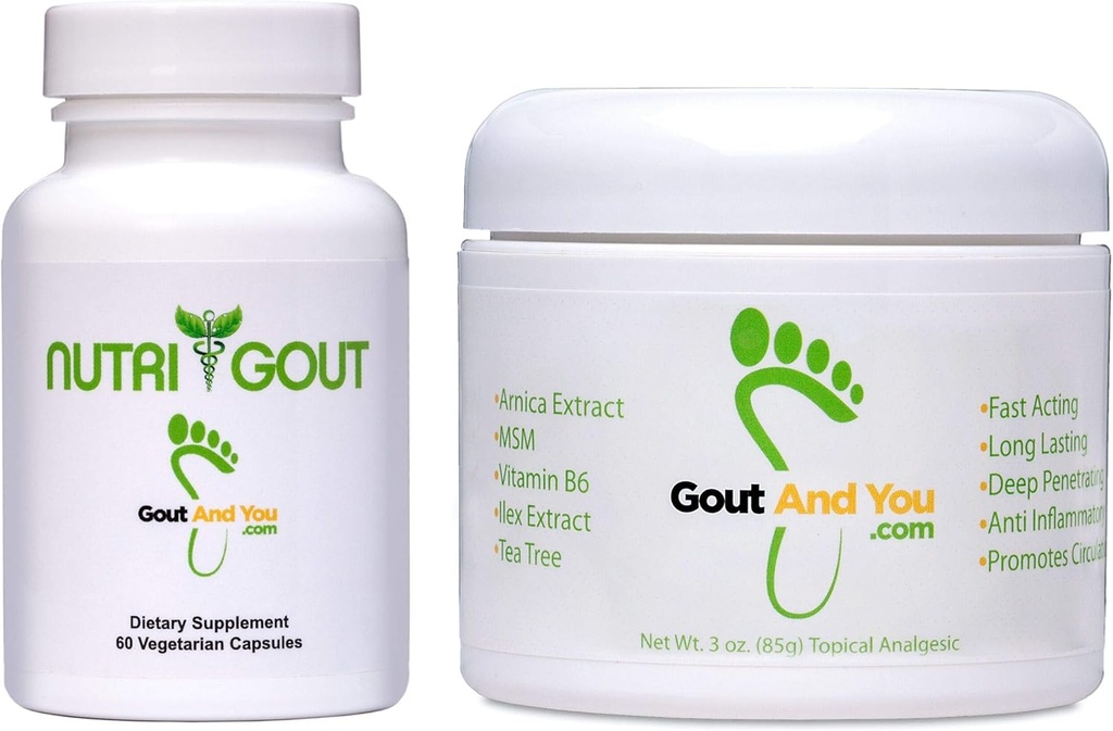 Nutrigout şi crema comună analgezică Topică Disconfort