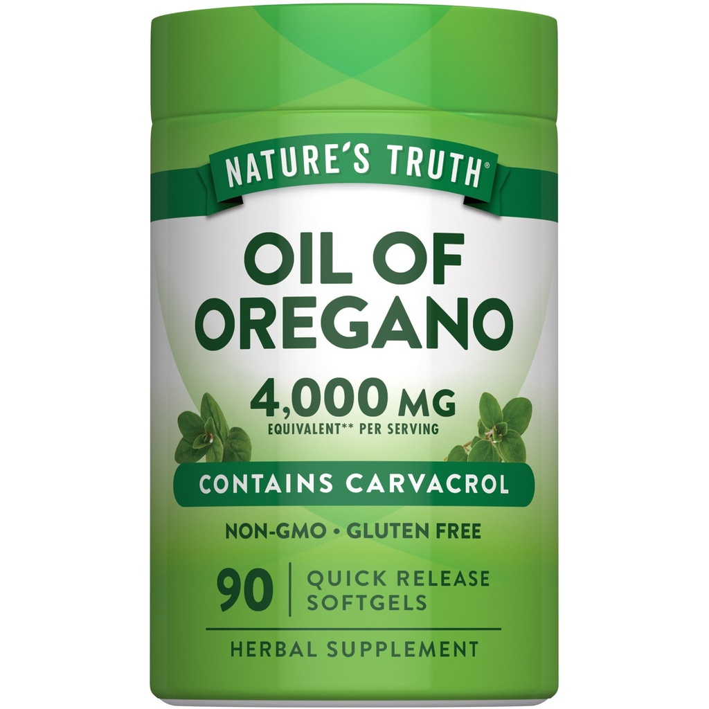 Adevărul naturii Oregano ulei Softgels 
