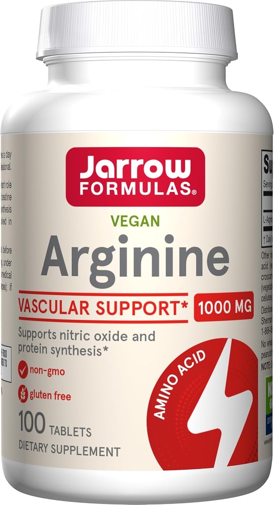 Formule Jarrow, L- Arginine 1000 Mg Tablets, 100 Conte