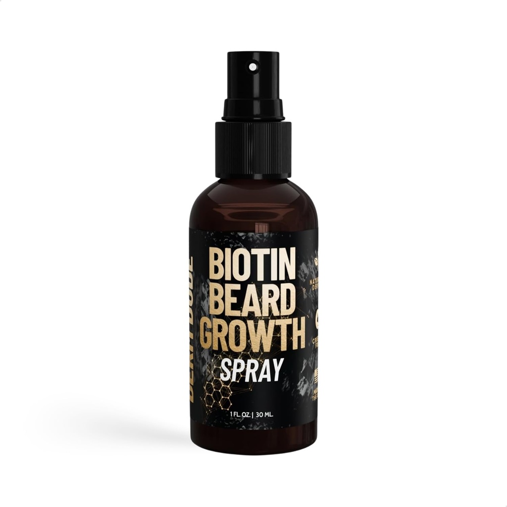 Derm Dude Biotin Barbă Spray de creştere pentru bărbaţi 