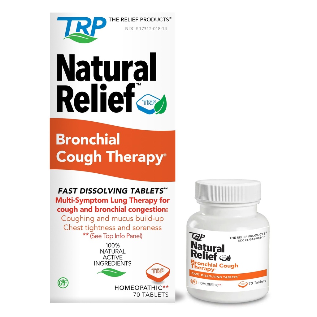 Produse de ajutor Terapia tuse Bronchial comprimate rapid de rezolvare - 100% ingrediente active naturale - 70 Conte