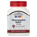 21st Century Glucosamine Relief, 500 mg, 60 Ușor de înghiţit capsule