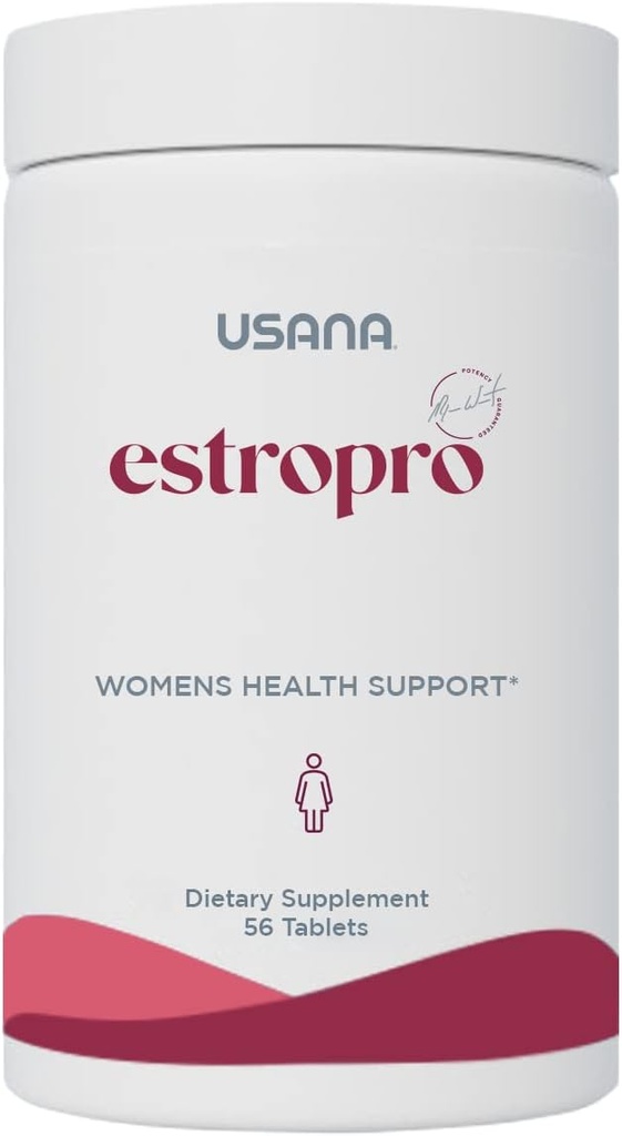 USANA EstroPro cu fitoestrogeni pentru suport simptomatic în timpul menopauzei* - 56 comprimate - 28 zile de aprovizionare