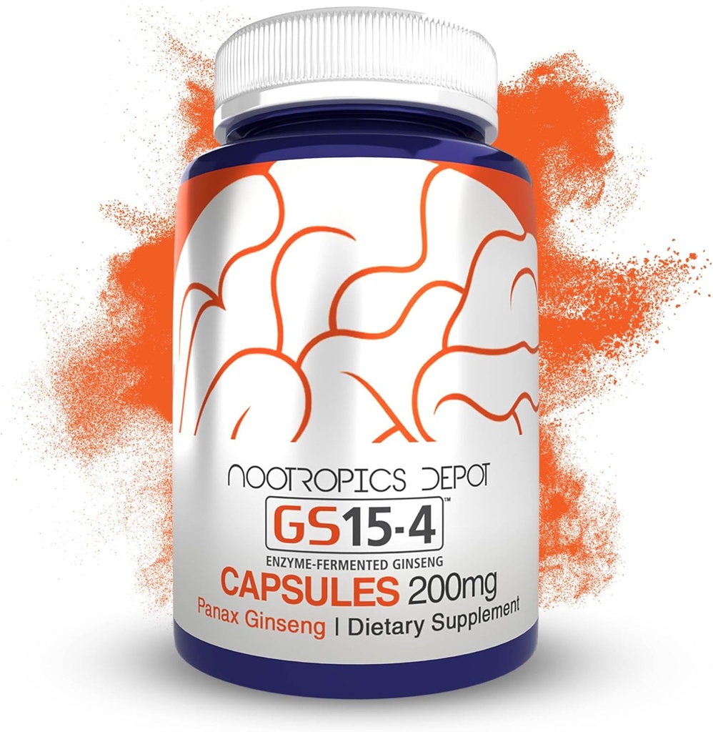 Nootrops Depot GS15-4 Panax Ginseng Extract Capsule 