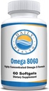Omega 8060 2400mg Omega 3 ulei de pește comun de sănătate Supliment 60 softgel - 1 lună de aprovizionare