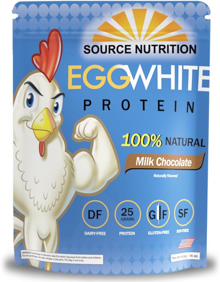 1 lb Ou alb praf de proteine de nutriție sursă - 25 Grams Proteine, Build Lean musculare, lactate gratuit - lapte ciocolată