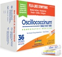 Boiron Oscilloccinum Homeopathic Medicine pentru simptome asemănătoare gripei, alb, 36 Conte