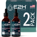 E2H Suplimentul pentru alaptare si suport pentru alaptare - Suplimentul pentru alaptare lichida - contine Schinduf, Thistle lapte, Fennel si mai mult - Fara alcool - Vegan - (2 sticle)
