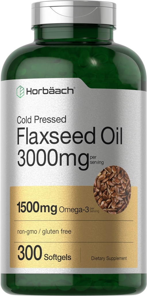 Horbäach Seed Oil Softgel Capsules 3000mg 