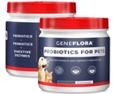 ActiveHealth Digestive Enzime și Probiotic pentru animale de companie (Dogs, Cats, Iepuri și More, 125 mg, 120 portii) de Geneflora pentru animale de companie Pack de 2