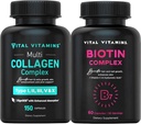 Vitamine vitale Multi Colagen Pastile + Biotin Complex Pastile
