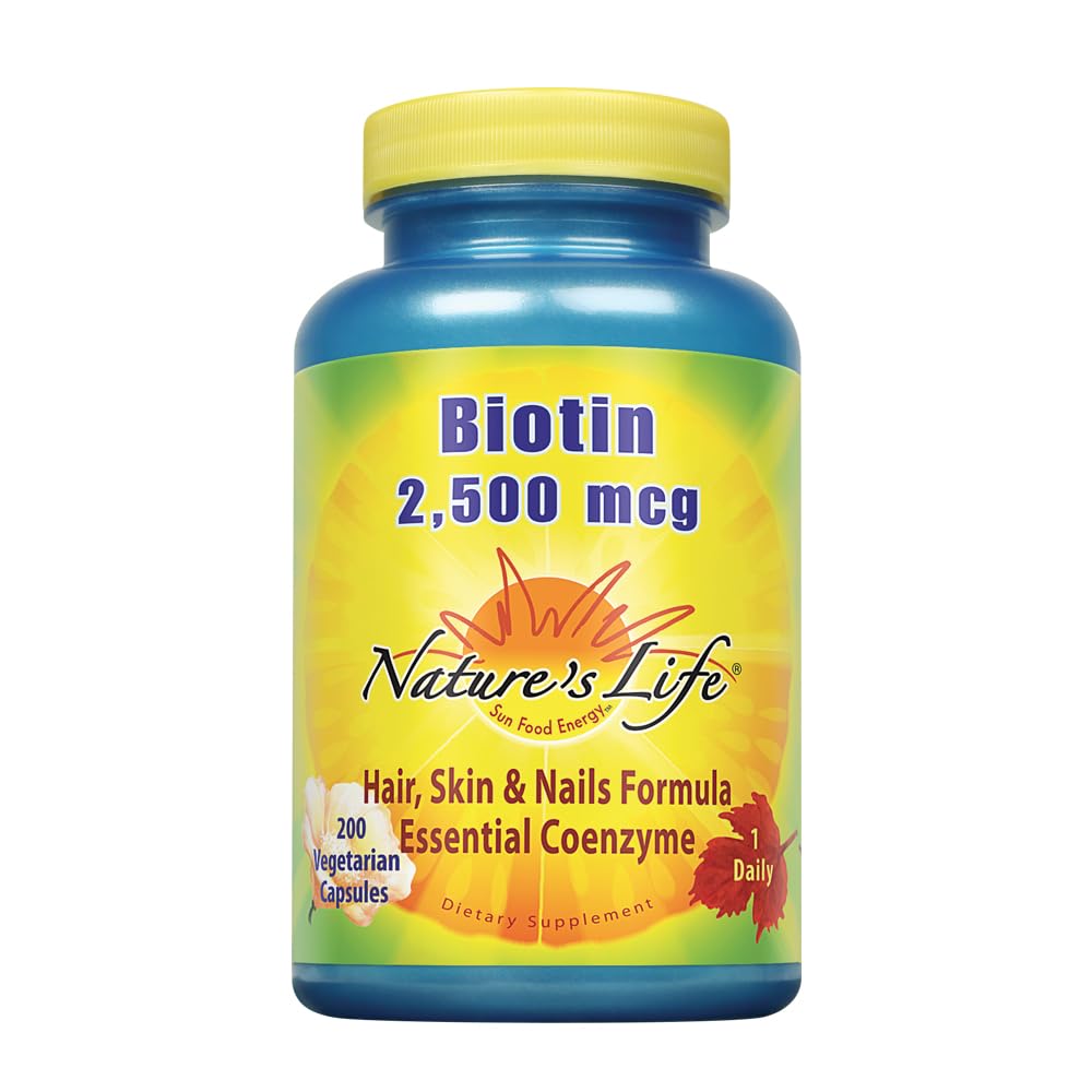 Natura's Life Biotin 2500mcg 
