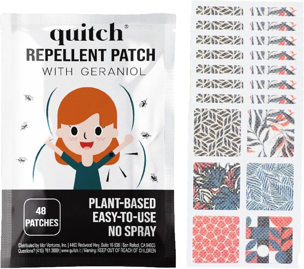 Ţânţari naturale Quitch Stickers replicante pentru copii şi adulţi 