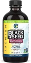 Amazing Herbs Premium Black Seed Oil - Cold presat Nigella Sativa SIDA în Digestive Health, Immune Support, Brain Function, Mobilitate comună, Gluten Free, Non OMG - 8 Fl Oz