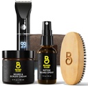Clubul Barbă PT45 Trimmer barbă pentru bărbați - electric fără fir Reîncărcabil, Cream barbă, Riptide Barbă Spray, Barbă Brush, Travel Bag