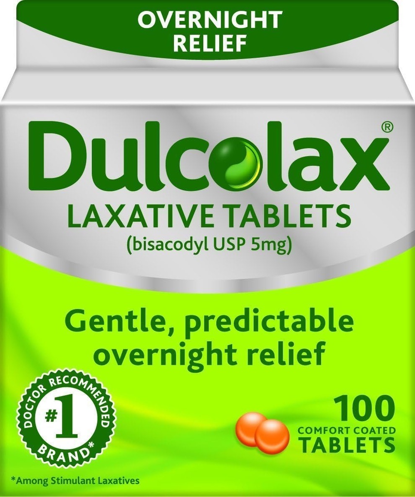 Dulcolax 5 mg comprimate laxative pentru constipaţie - 100 ea