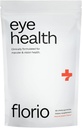 Florio Eye Health Gummy Vitamine pentru adulți, 2X Lutein & Zeaxantină, Vitamine A, B2, B3, C & E, Conservarea sănătății maculare și retinale, Lupte oxidare, 30 de zile de aprovizionare, aromă naturală de piersici