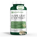 Oleuropein 750 mg Capsule Immune System, Piele, şi Heart Health Support Vegan Non-GMO Statele Unite ale Americii cGMP Gluten gratuit Antioxidanti 60 Capsule 2 Luna aprovizionare