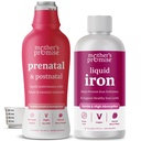 Promisiunea mamei de fier lichid lichid și lichid prenatal Multi Bundle
