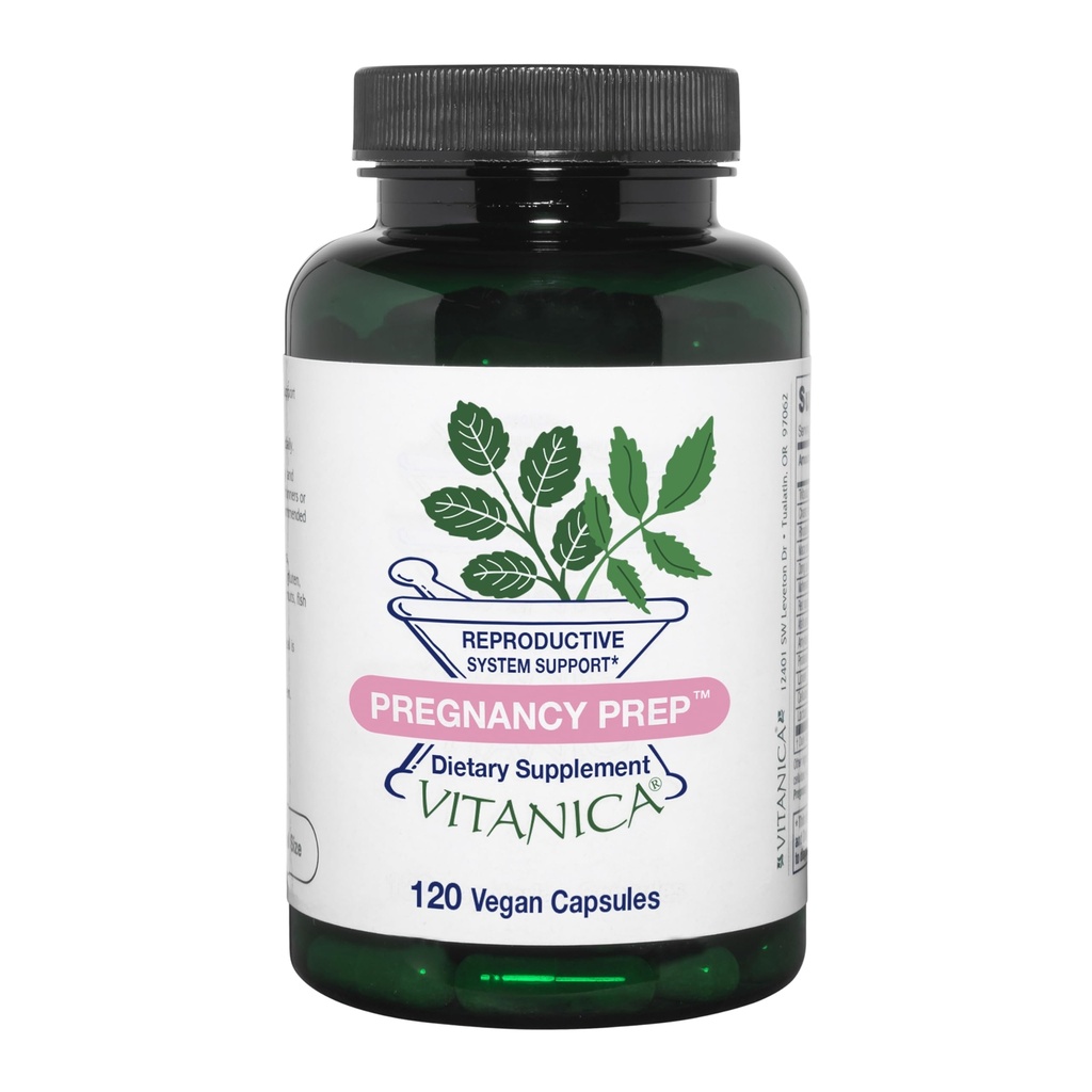 Vitanica Sarcina Prep, Sistem de reproducere Suport, Vegan, 120 Capsule