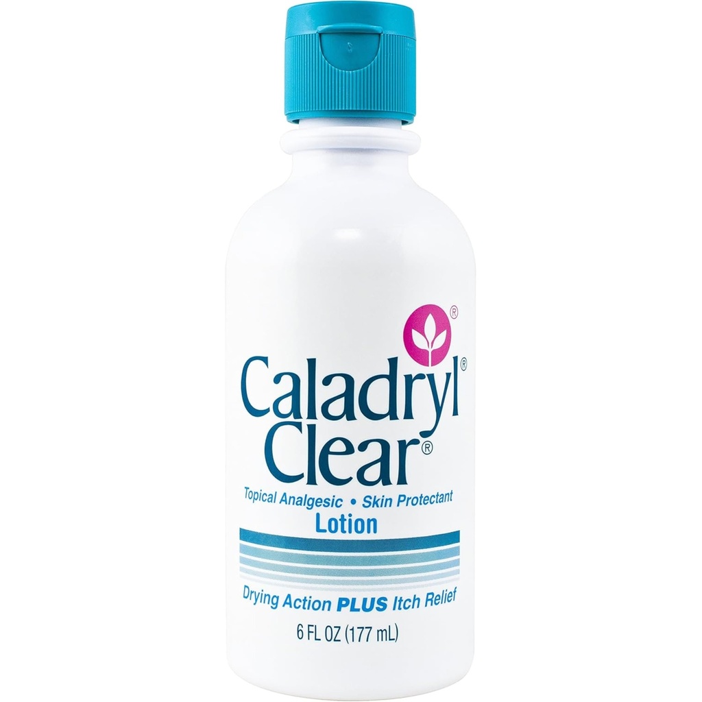 Loţiune de protecţie a pielii Caladryl Clear - 6 OZ, ambalaj de 3