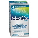 Mag-Ox 400 Supliment de magneziu, Oxid de magneziu de grad farmaceutic cu 482 mg per doză, 60 comprimate