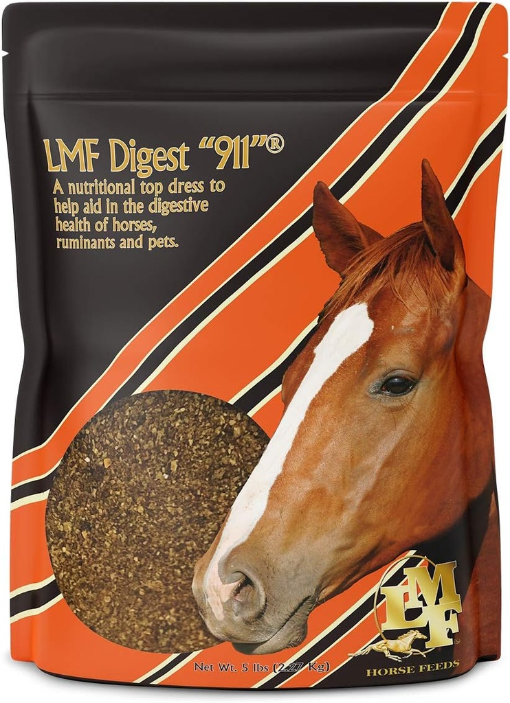 Digest 911" 5 lb supliment prebiotic și probiotic pentru rumegătoare cai și animale de companie