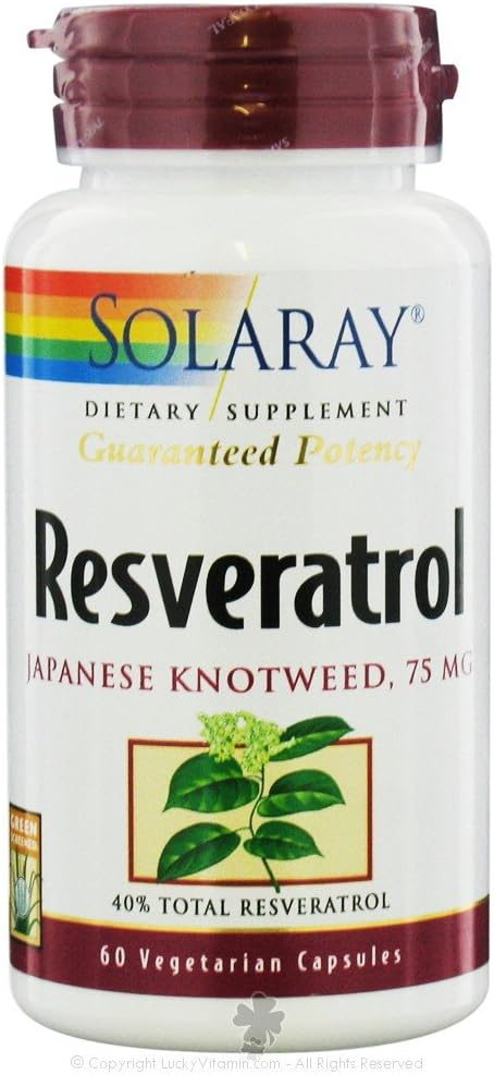 Solaray Resveratrol - 60 capsule vegetariene